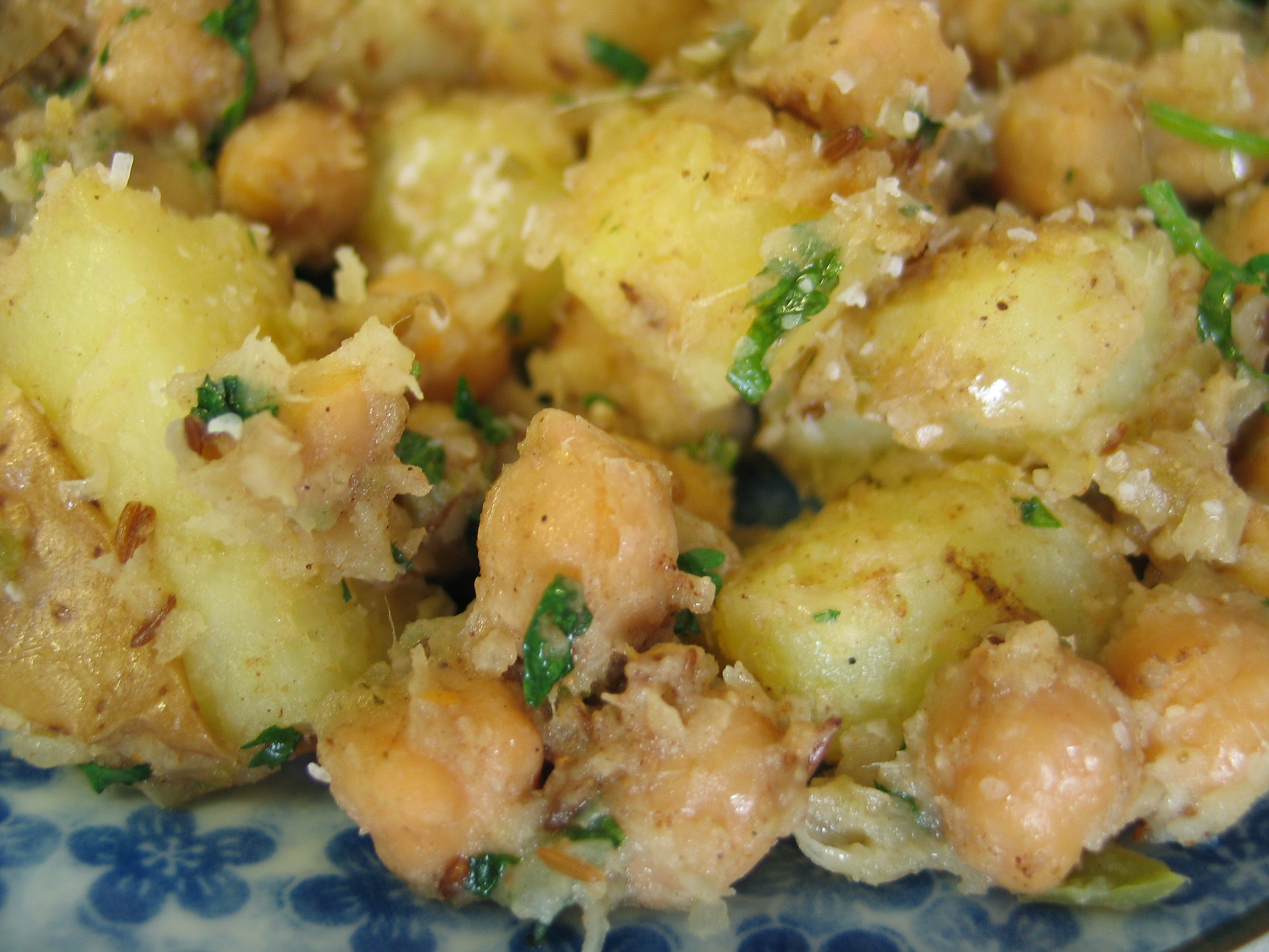 Indian Chickpeas and Potatoes