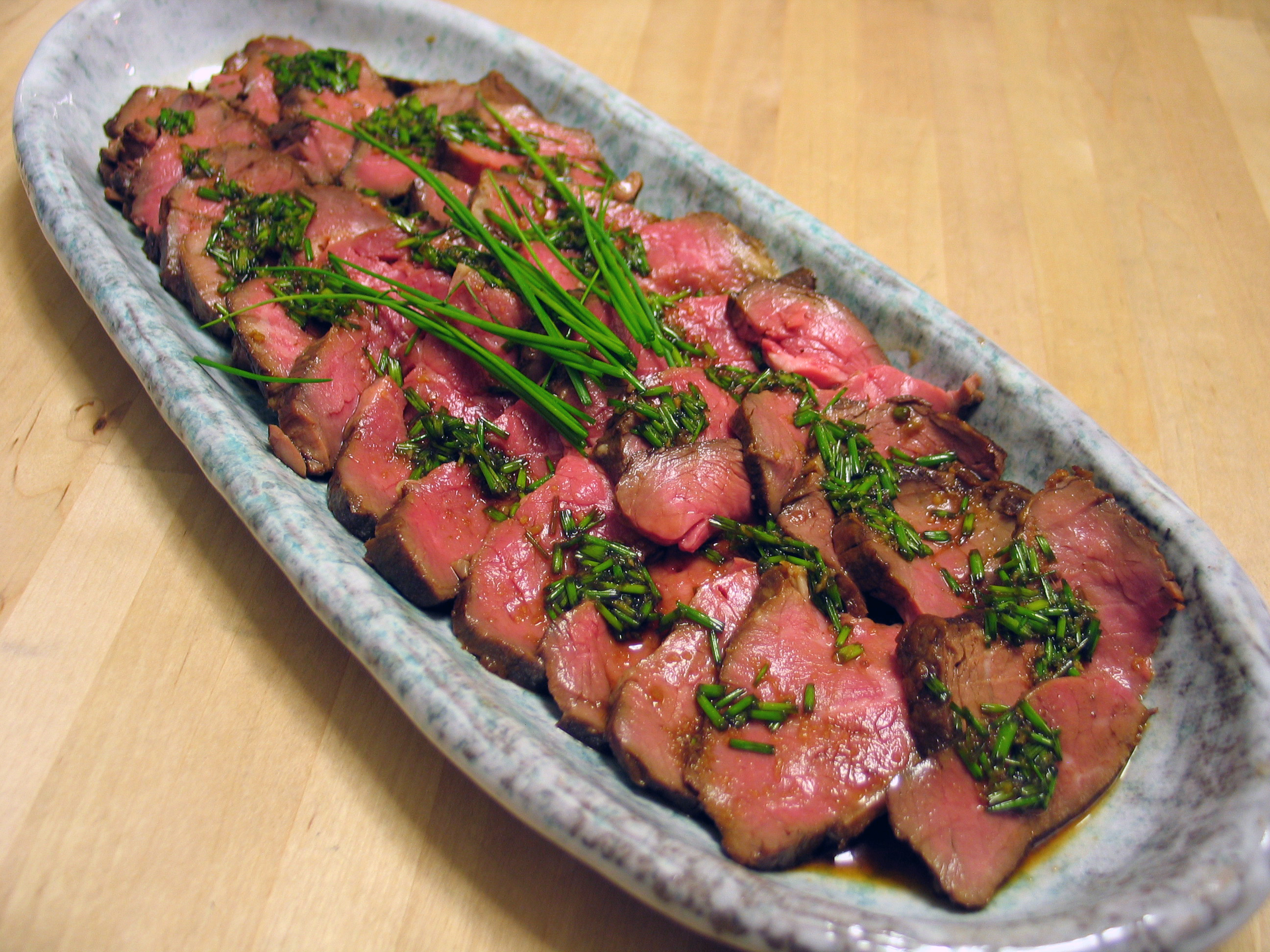 Beef Tataki with Ponzu Sauce