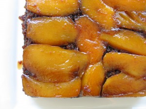 Upside-Down Mango Gingerbread Cake