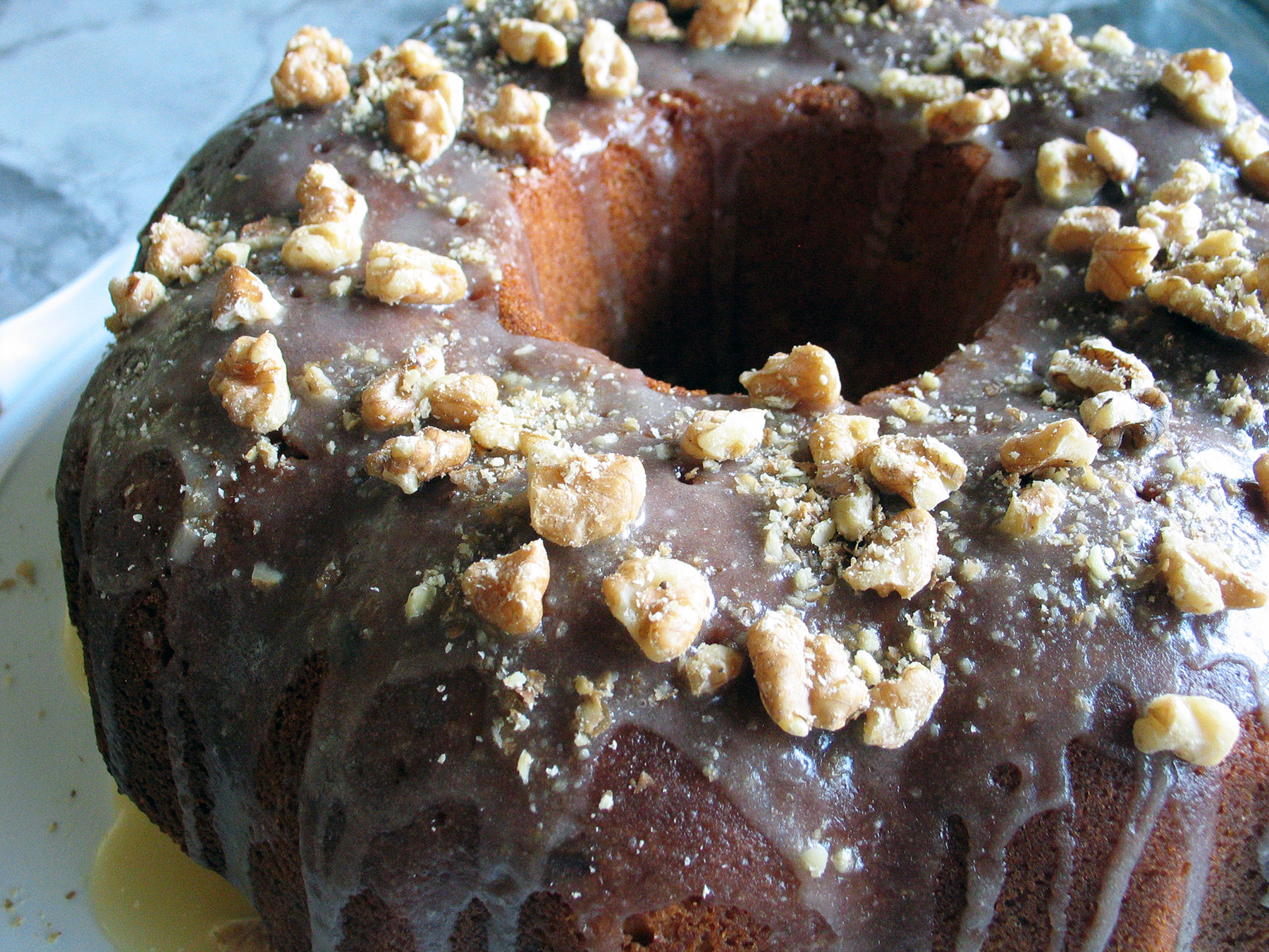 Maple Walnut (or Pecan) Bundt Cake