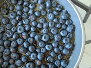 Blueberry Upside Down Buttermilk Cake