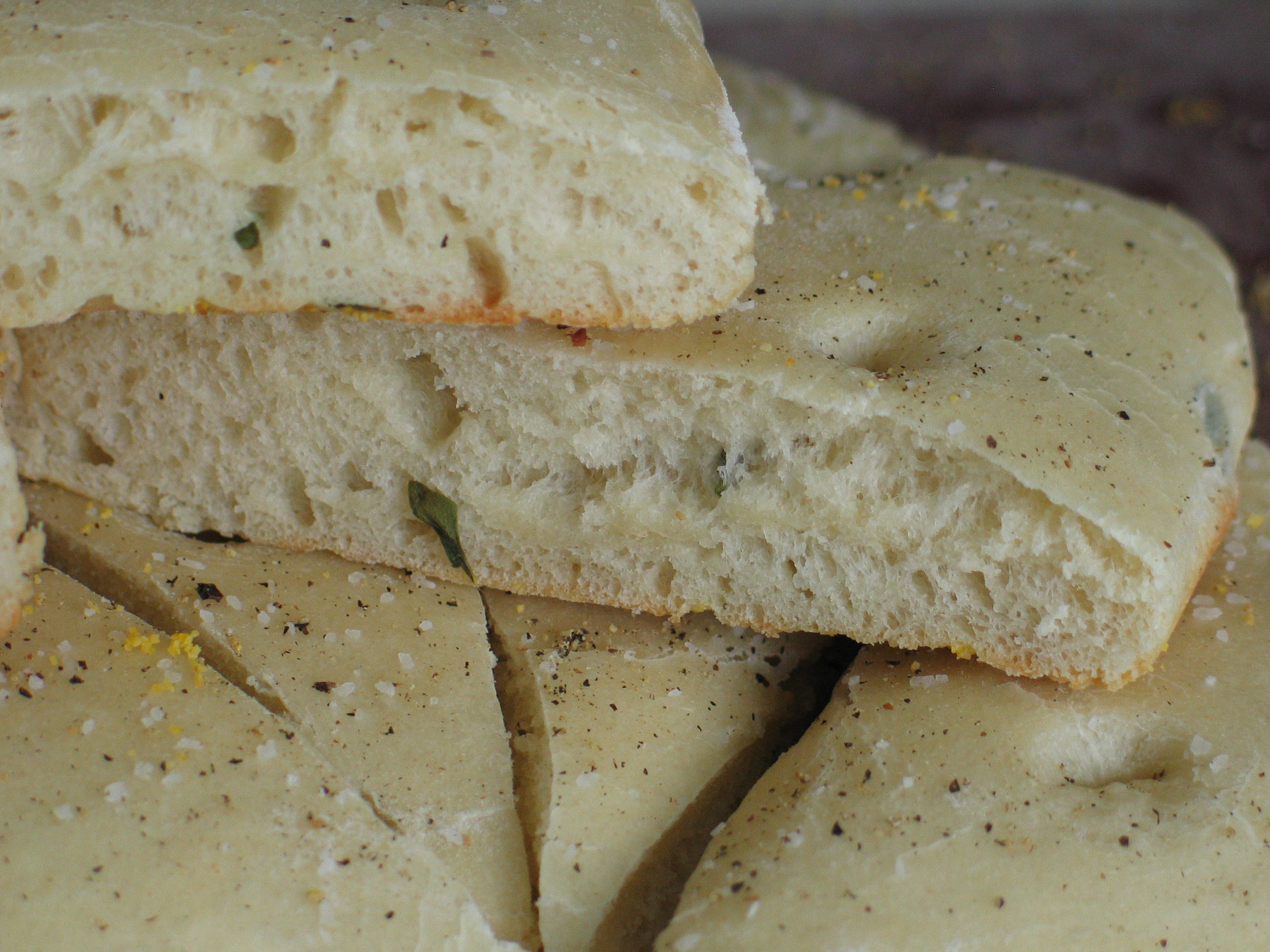 Focaccia (Thyme and Parmesan)