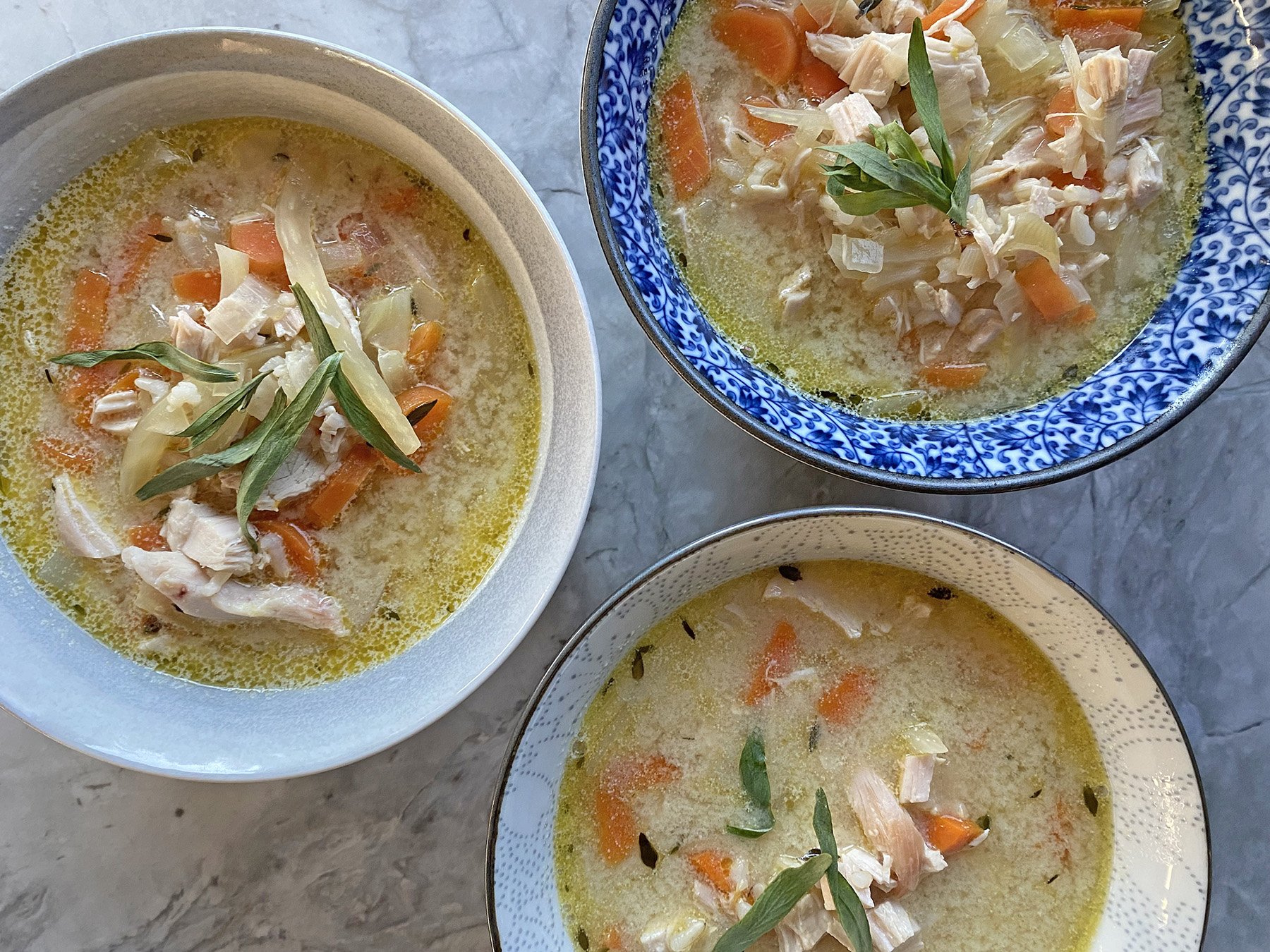 Lemony Chicken and Rice Soup