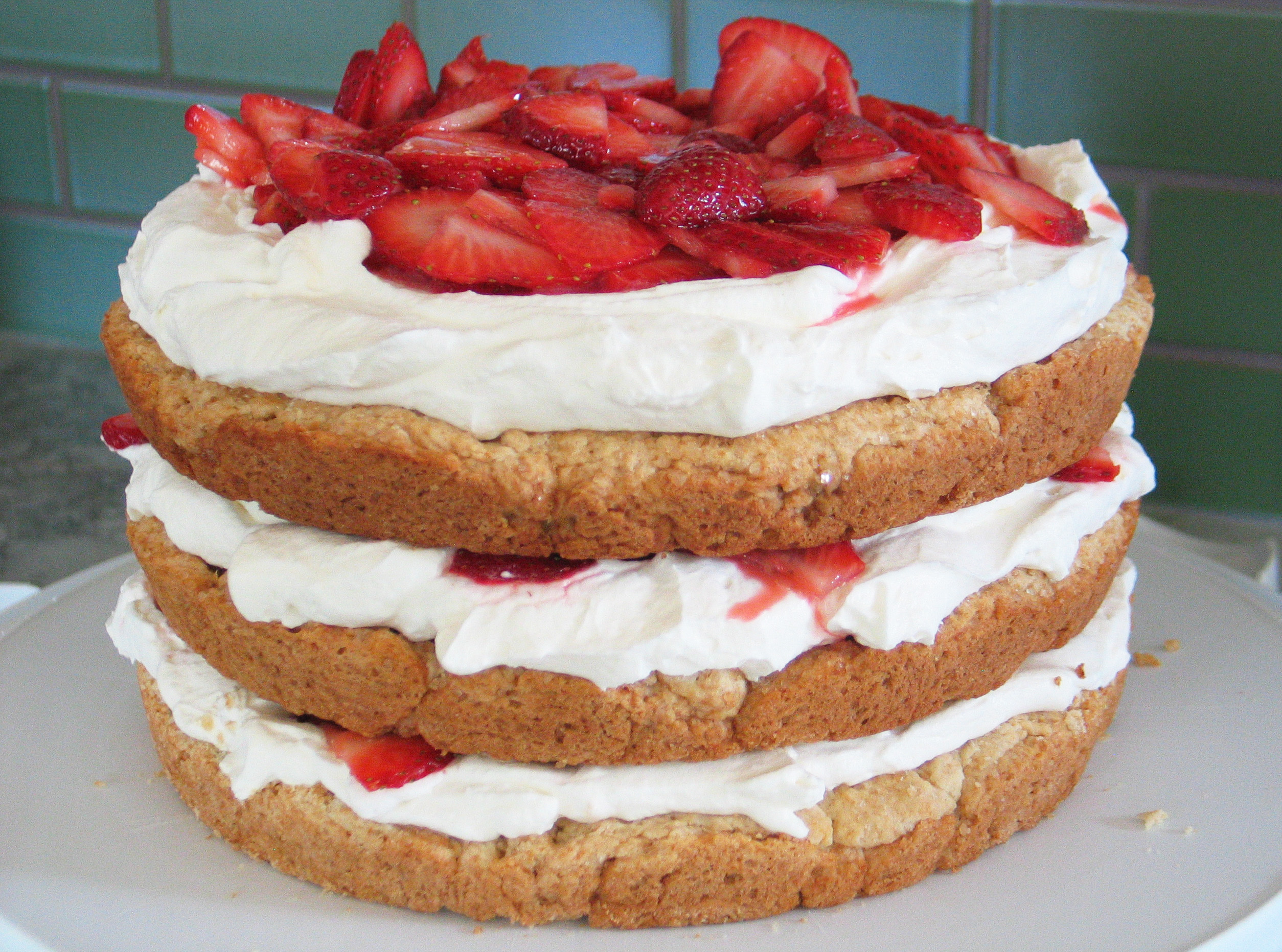 Strawberry ‘Not-So-Short’ Cake
