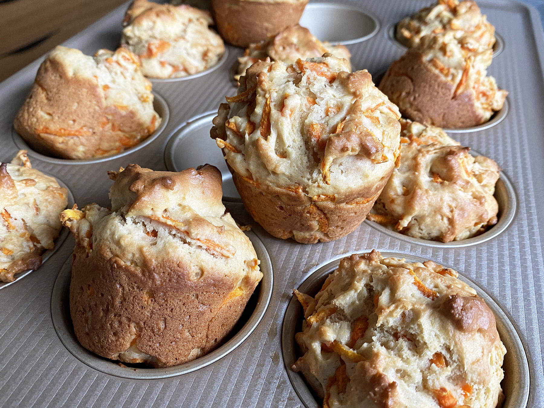 Carrot Tahini Muffins