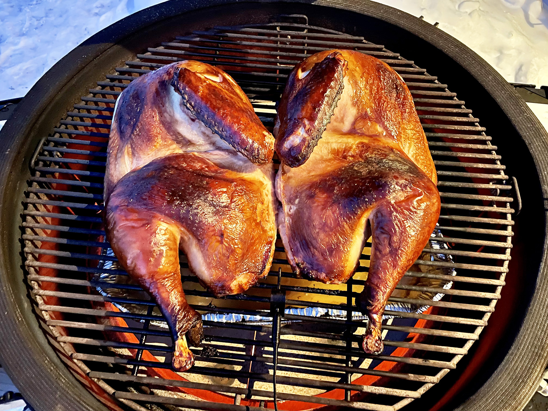 Buttermilk-Brined (Lightly) Smoked Turkey