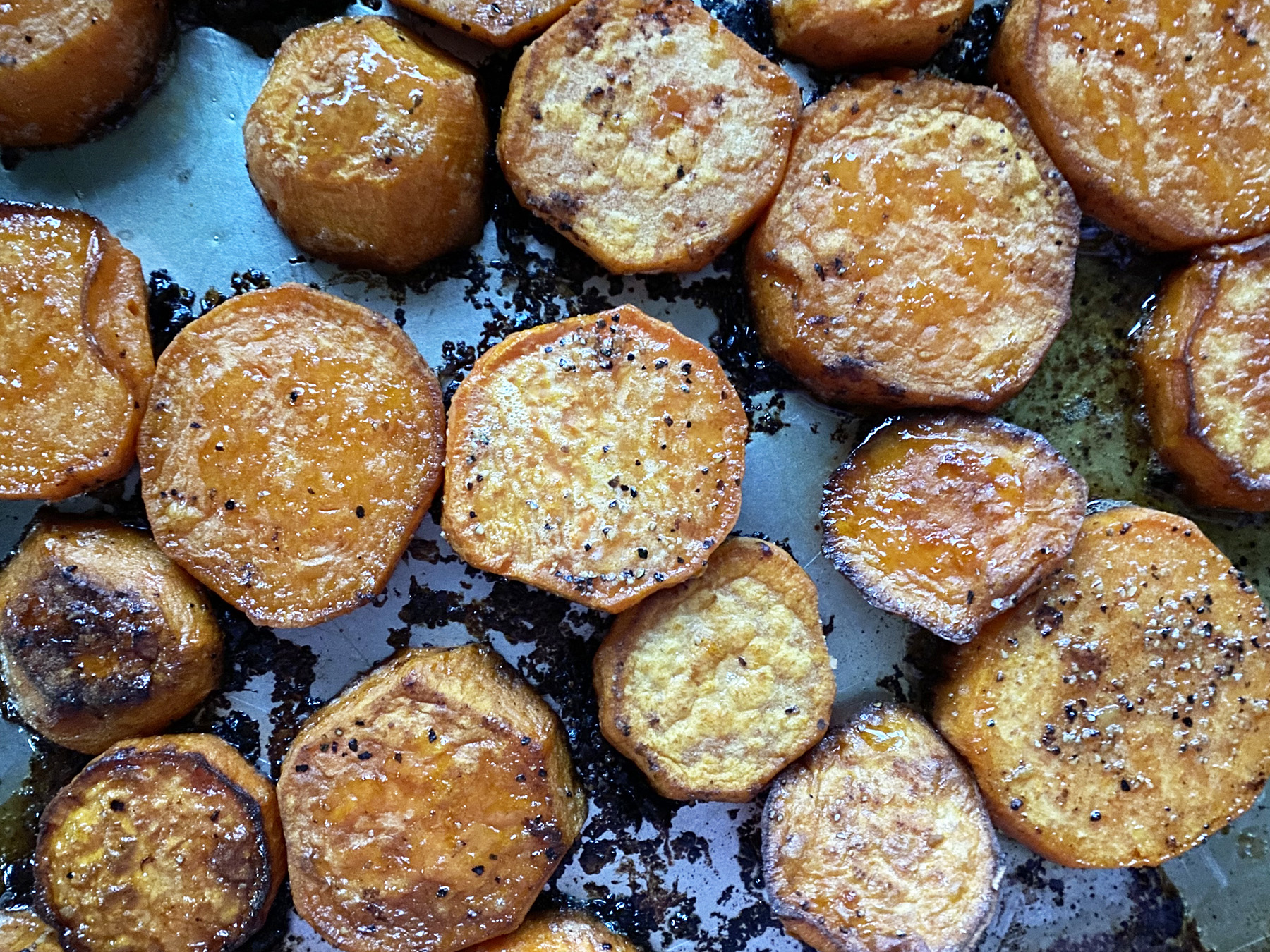 Melting Sweet Potatoes (with Maple Butter)